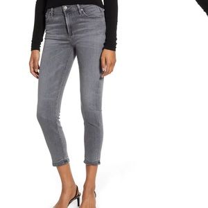 Citizens Of Humanity, Rocket cropped grey denim